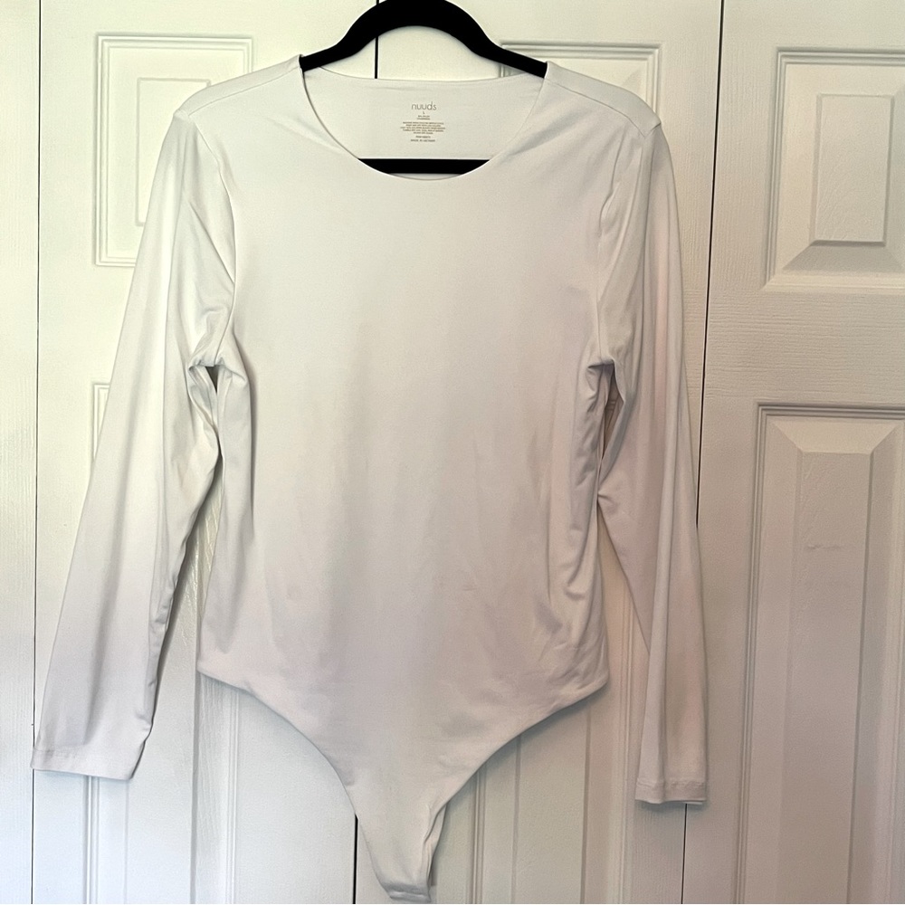 Nuuds Women’s Crewneck Bodysuit - White